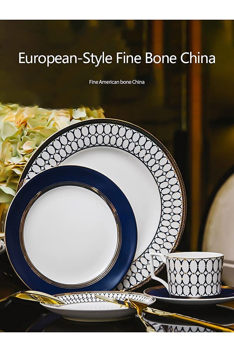 5 szt. Zestaw obiadowy z porcelany kostnej w stylu chińskim gospodarstwa domowego Phnom Penh naczynia ceramiczne talerze serwisowe dla 3