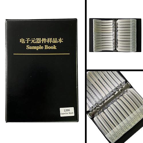 Capacitancia 02010402060308051206 Condensador SMD SMT Paquete Combinación Folleto de muestra Condensador Este paquete de muestra (Capacitance-1206)