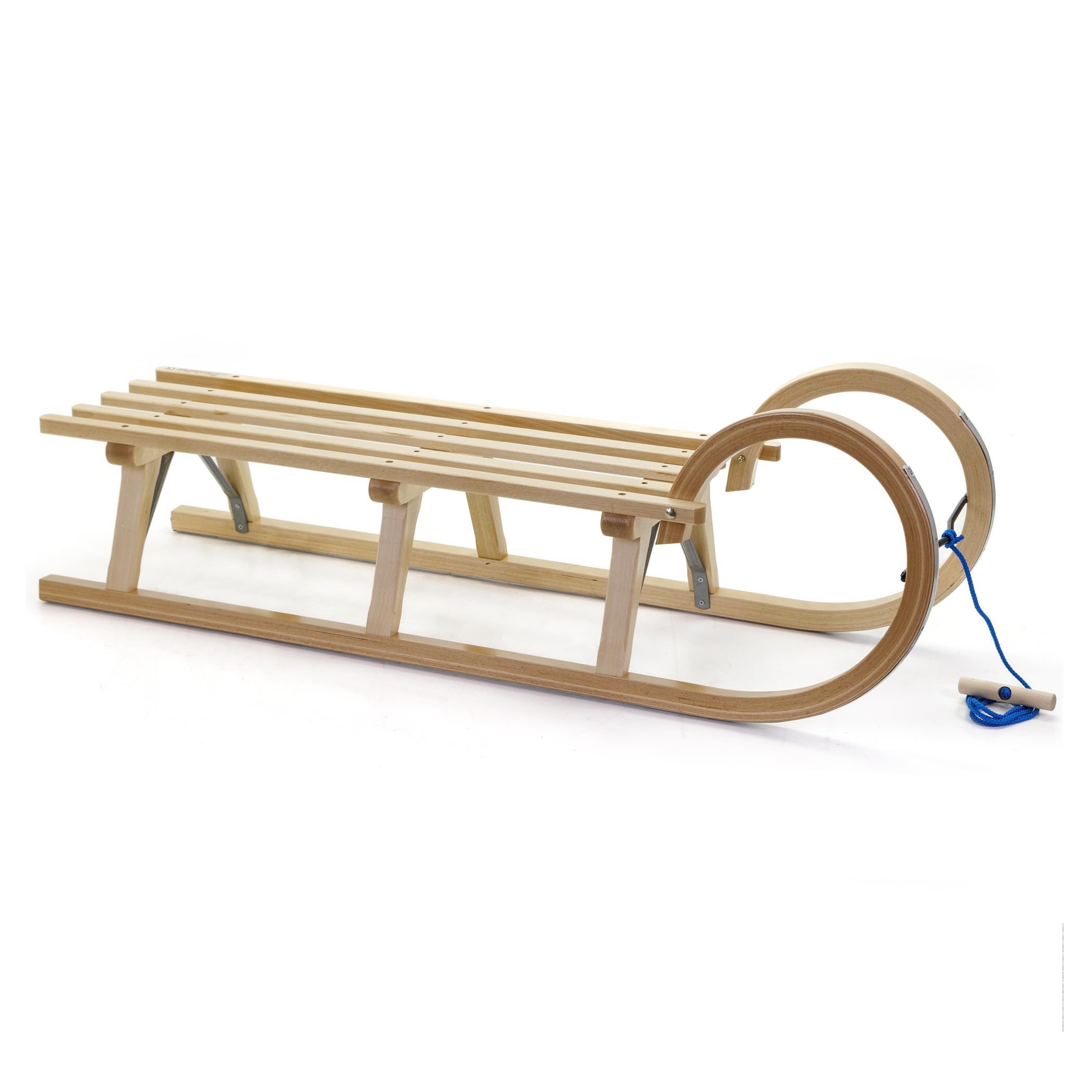 Hörnerschlitten 120 cm Schlitten Holz