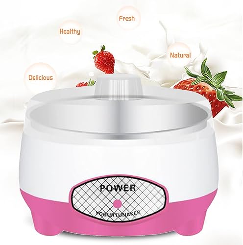 Miniatura 2 de Máquina para hacer yogur, máquina para hacer yogur griego, máquina de yogur con maceta interior de acero inoxidable, máquina automática de yogur,