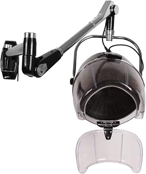 Samger 900W مجفف شعر مثبت على الحائط مع ذراع دوار احترافي توفير مساحة شعر مجفف شعر حلاق معدات سبا مع درجة حرارة قابلة للتعديل ، مؤقت مدمج ، يناسب جدار الخرسانة