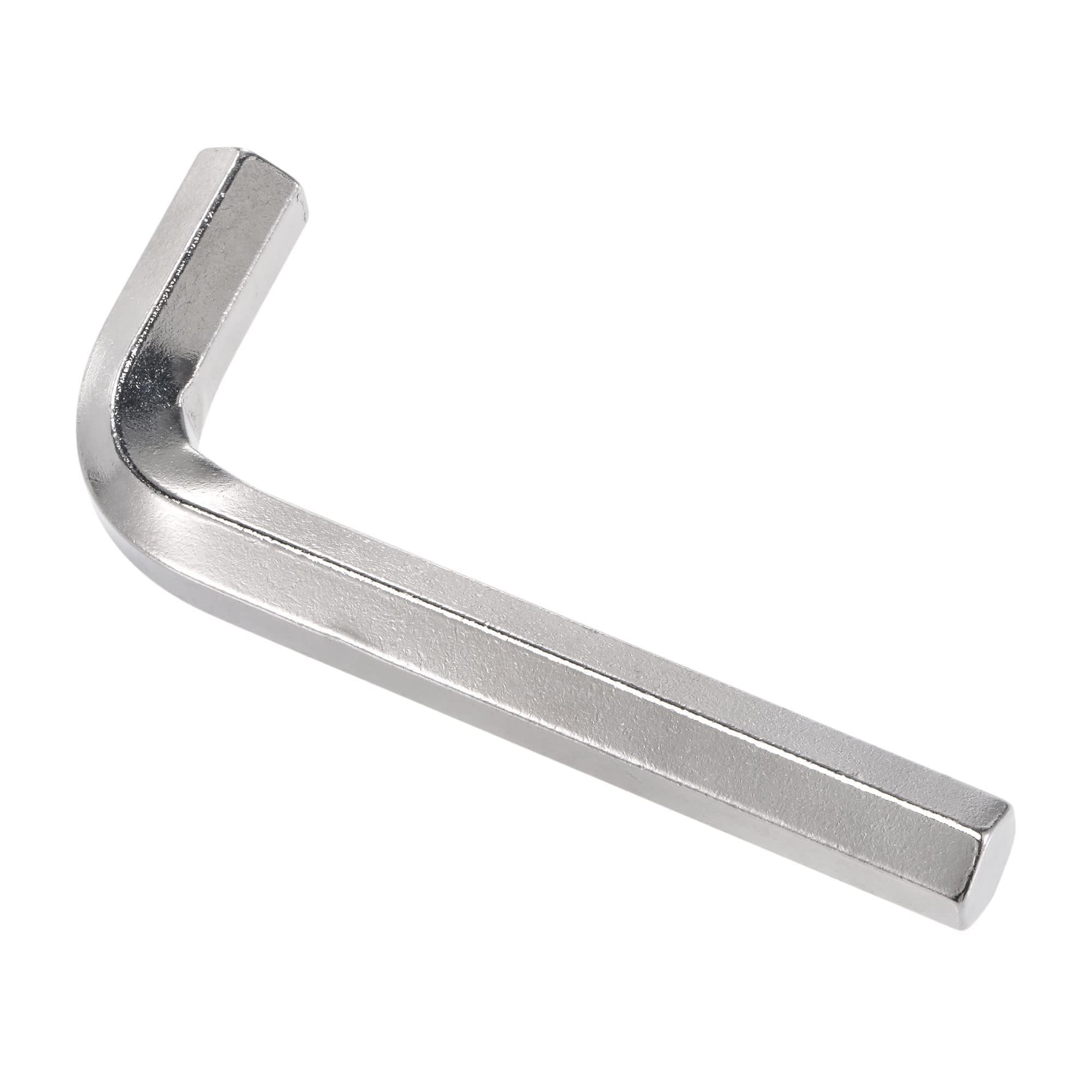 Unifizz 17mm Hex Key Double Flat Head Allen Wrench Cr-V Steel Repair Tool L Shape