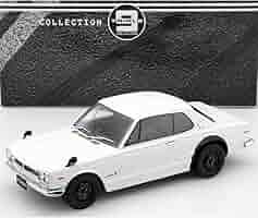 First18/日産スカイライン GT-R (KPGC10) ハコスカ　ホワイト Amazon | TRIPLE9 1/18 日産 スカイライン GT-R 1972 ハコスカ