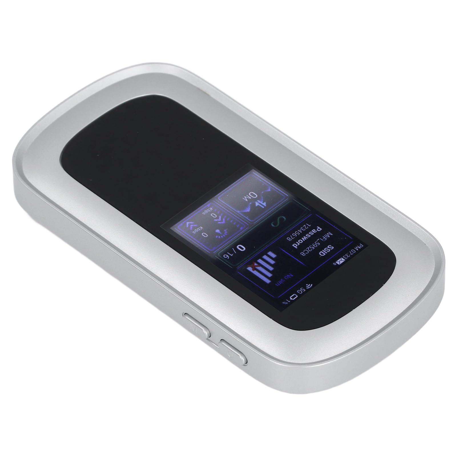 Router Access Point WiFi portatile, punto di accesso WiFi mobile 5G, impermeabile IP54, bassa latenza, alta velocità, 4000 mAh, ricarica USB C, schermo LCD da 2,4 pollici per