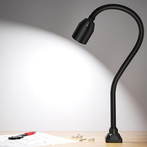Miniatura 2 de XINYIQI Luces de trabajo LED, cuentas de lámpara COB de 450 lúmenes, luces de cuello de cisne flexibles, luces de taladro de base fija, adecuadas