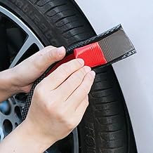Flare Trim,Car Carbon Fiber Flare Wheel Wheel Arch Trim Eyebrow Protector Arch Trim with 150cm Anti-Collision Strip for fender