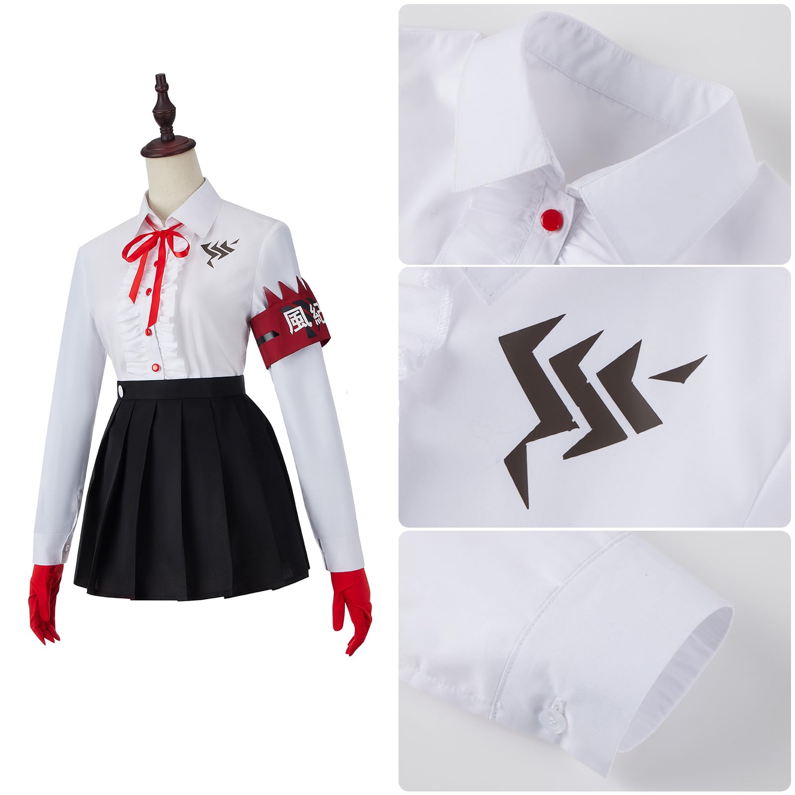 コスプレ 制服 Amazon.co.jp: [YAYANA]ブルアカ火宮チナツコスプレ 衣装 制服 JK制服