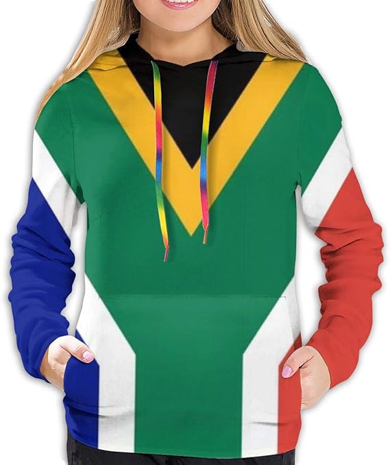 Amazon Co Jp パーカー スウェット レディース プルオーバー 長袖 南アフリカ共和国国旗 ポケットフード付き おしゃれ 春秋冬 ファッション Amazon Co Jp パーカー スウェット レディース プルオーバー 長袖 南アフリカ共和国国旗 ポケットフード付き おしゃれ 春秋冬 ファッション