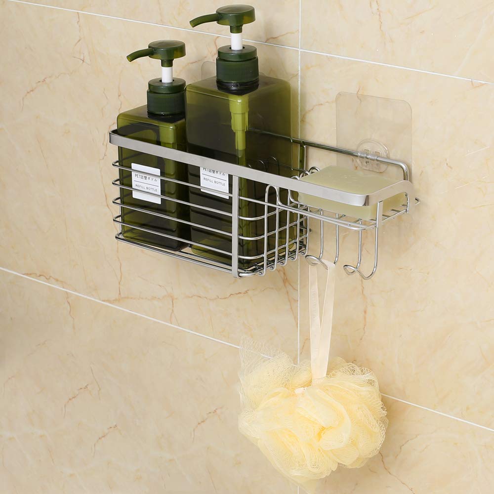 Confezione da 5 contenitori per doccia, portaoggetti per il bagno