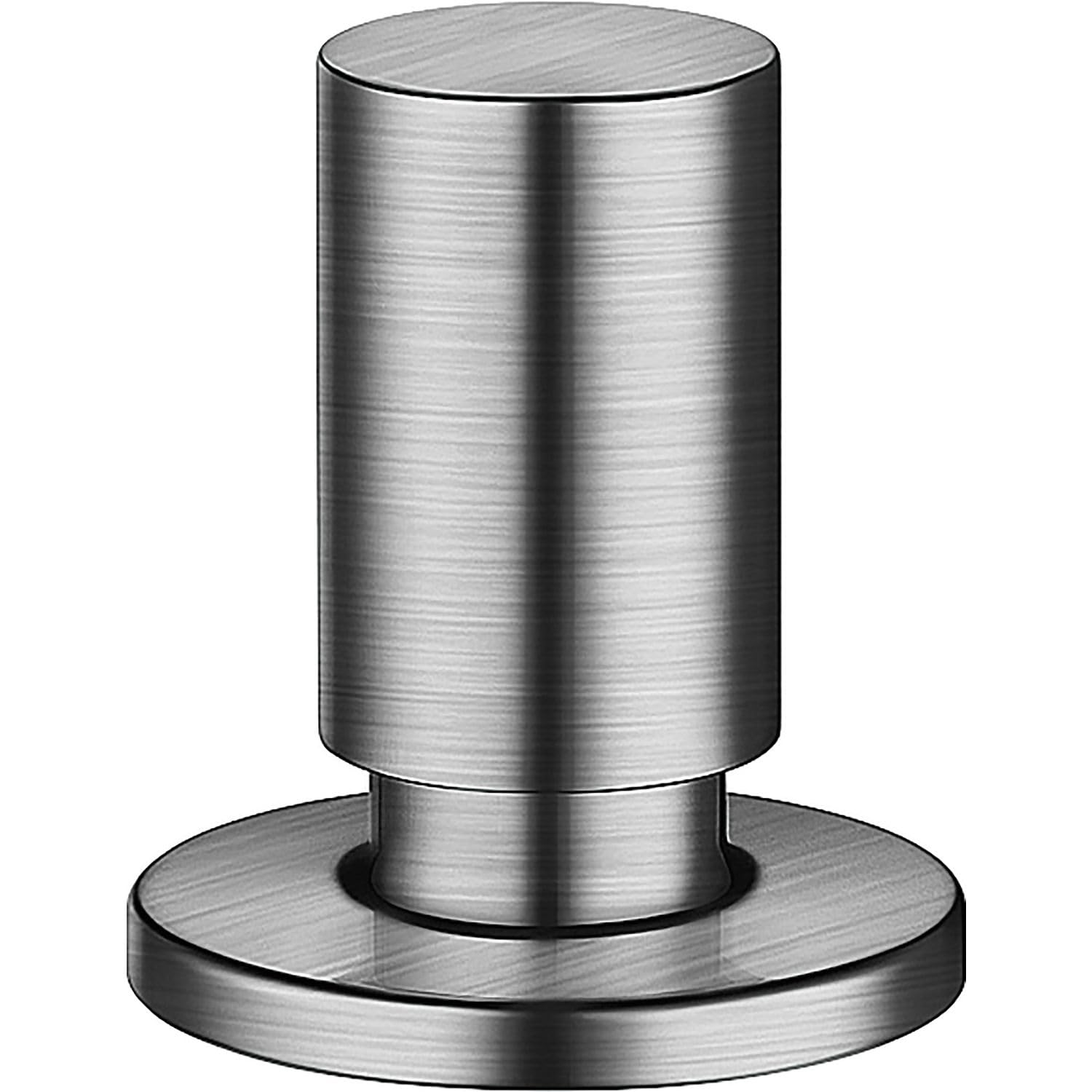 Commande à distance ronde acier inoxydable brossé pour cuisine moderne