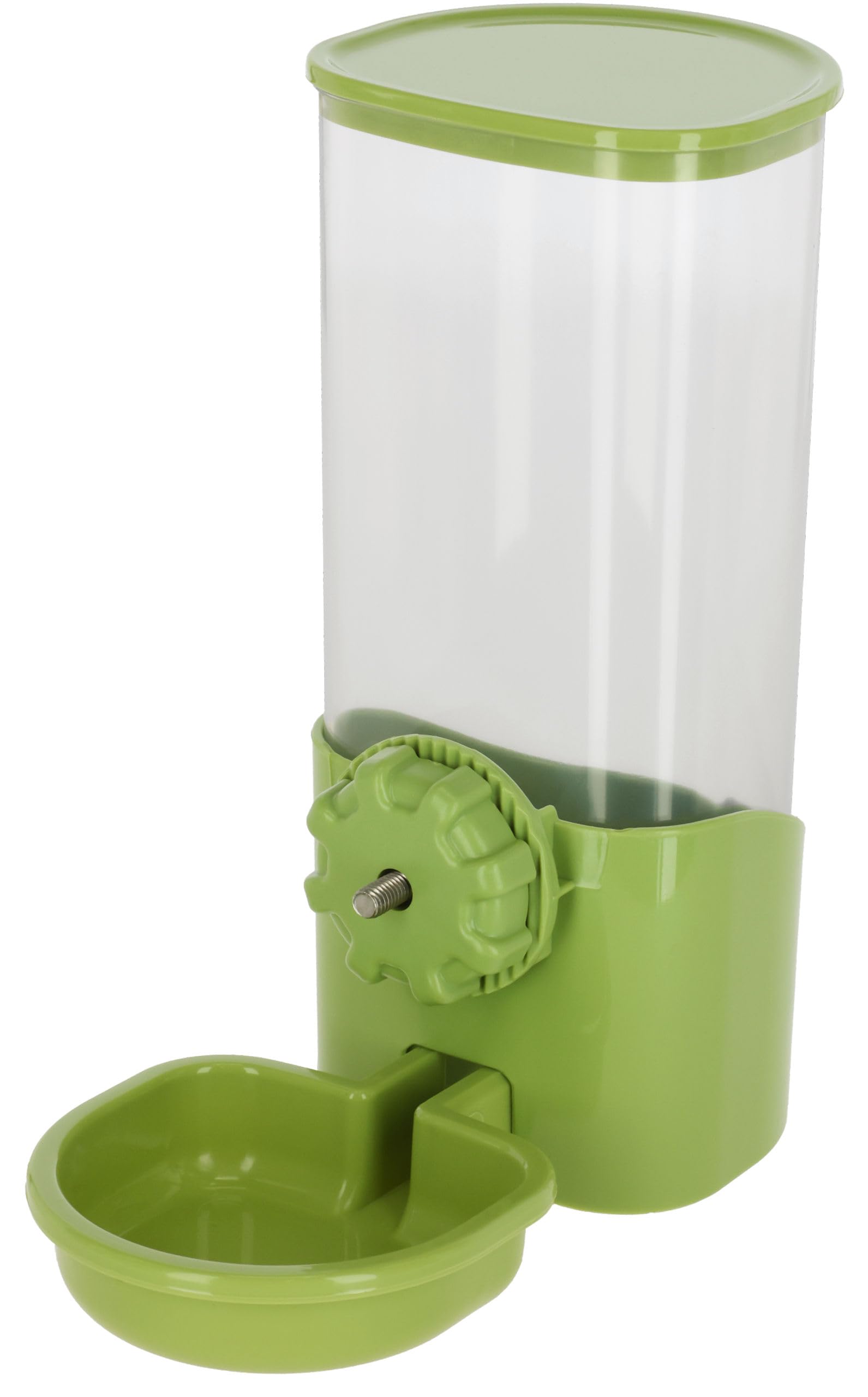 Kerbl Pet Water Dispenser, 850 ml, Green/Transparent, Rodent Drinker, Rabbit Drinker, Hare Drinker, Plastic, Guinea Pigs