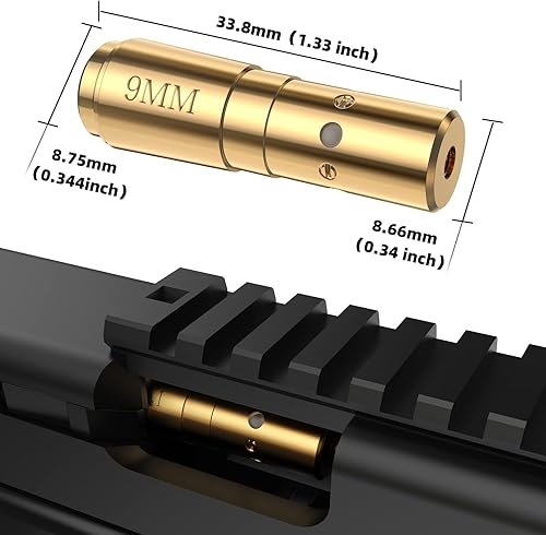 Miniatura 7 de EZshoot Mini mira táctica compacta láser roja y mira de 0.354in