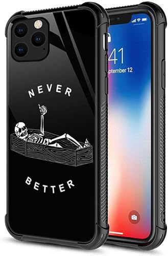 Miniatura 28 de Funda para iPhone 11 - Funda protectora de TPU de silicona suave y cristal templado con diseño de ojo de águila con bandera estadounidense Bandera
