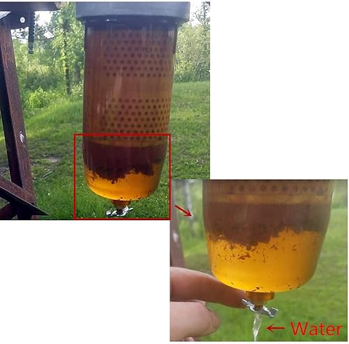 Miniatura 2 de iFJF 496 Reemplazo del conjunto del filtro del tanque de combustible para gasolina y agua diesel separado 30 micrones máximo 25gpm 150psi con zinc