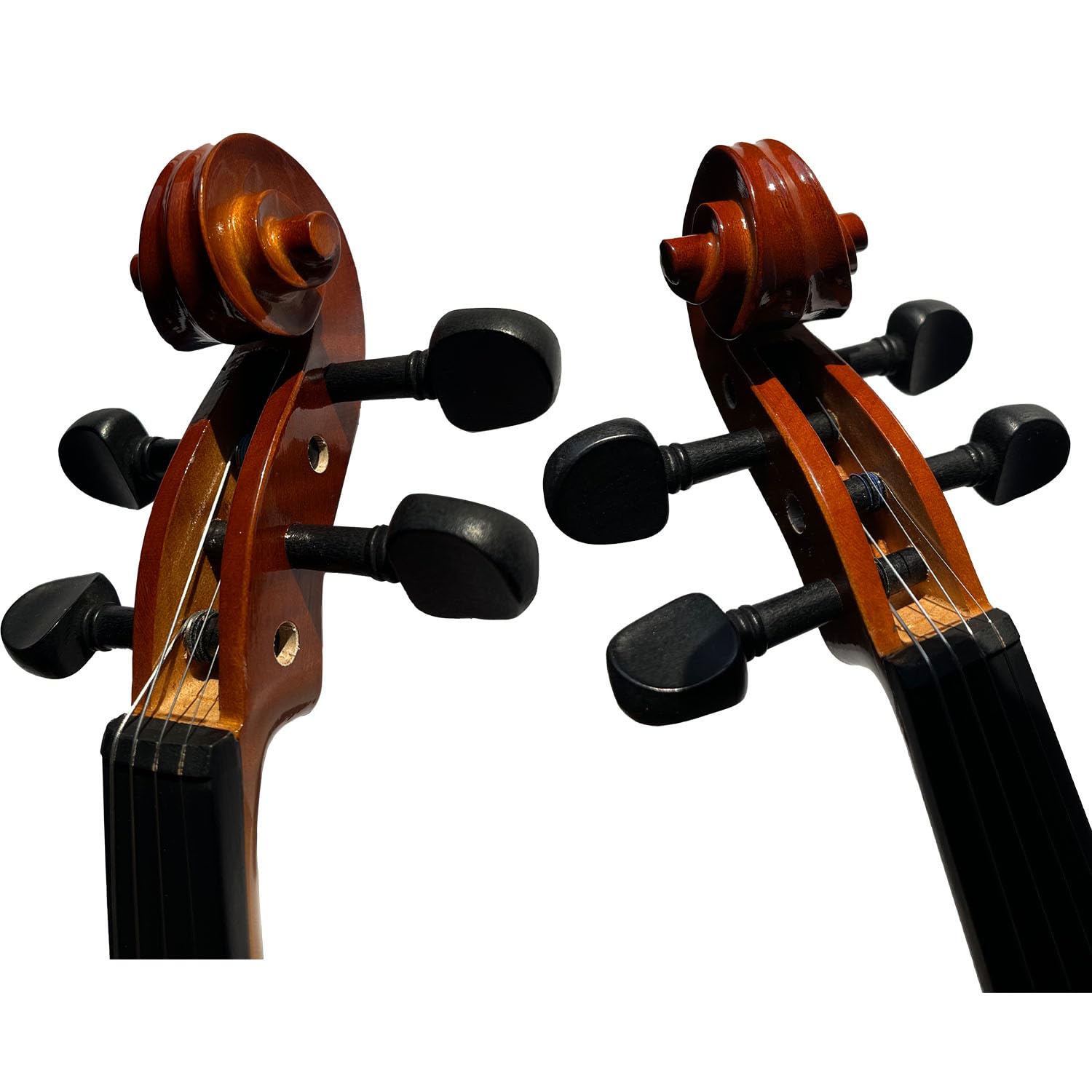 Insoul Violín 4/4 de tamaño completo para principiantes, adultos y estudiantes, juego de violín acústico de madera maciza con estuche duro, arco, colofonia, reposamuñecas (modelo: A)