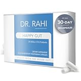 Dr. Rahi Probiotics Daily DF 30 Billion CFU Probiotic Gut Support Supplement, 30 Acid Resistant Capsules, Probiotics for Digestive Health, Gut Health for Women/Men, Support Gut Motility -Happy Gut