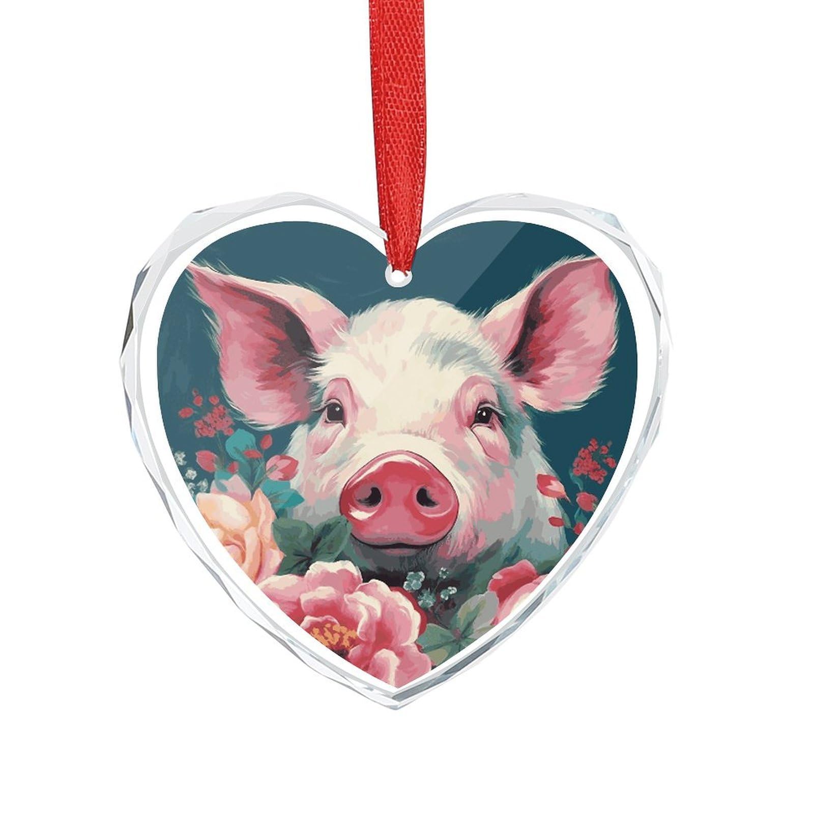 Wsoihfec Style Smiling (11) Engagement Gifts For Couples, Glass Ornaments Just Married Bridal Shower Decor, Heart Keepsake Decor For Bride & Groom