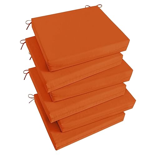 Basic Beyond Outdoor Chair Cushions Set of 6, Square Corner