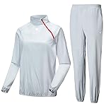 HOTSUIT Sauna Suit for Women Weight Loss Odorless Sauna Jacket Pants Anti Rip Sweat Suit Women for Gym Workout, Gray, 2XL