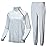 HOTSUIT Sauna Suit for Women Weight Loss Odorless Sauna Jacket Pants Anti Rip Sweat Suit Women for Gym Workout, Gray, 3XL