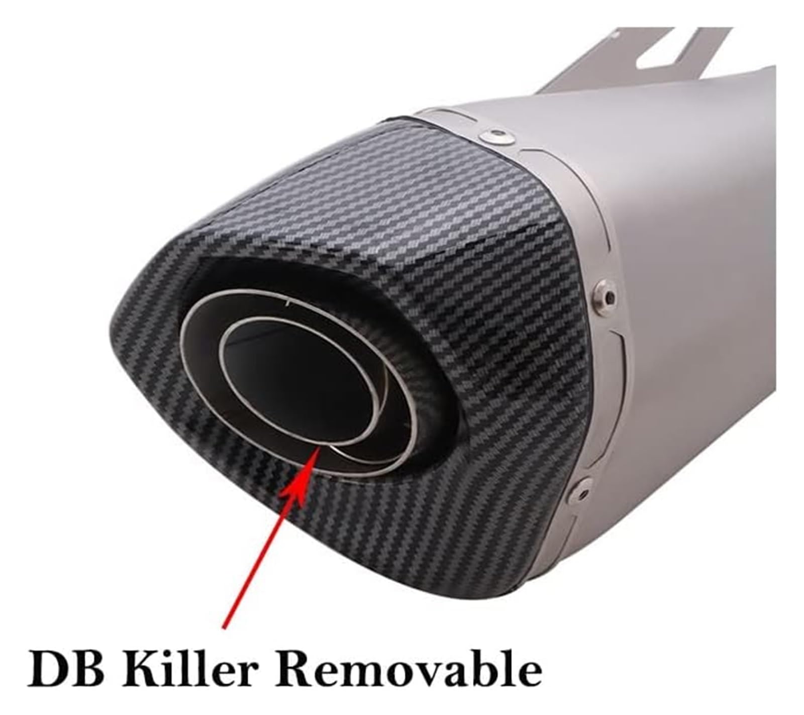 Per BMW S1000RR 2010-2014 Per S1000R 2014-2016 60 mm Moto DB Killer Modificato Slip-On Scarico Silenziatore Silenziatori scarico silenziatore marmitta