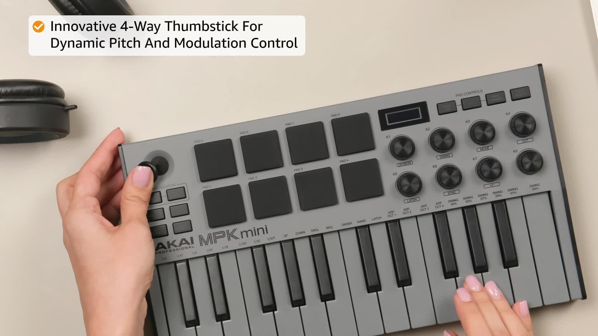 Akai Professional Mpk Mini Mk3 25 Key Usb Midi Keyboard Controller