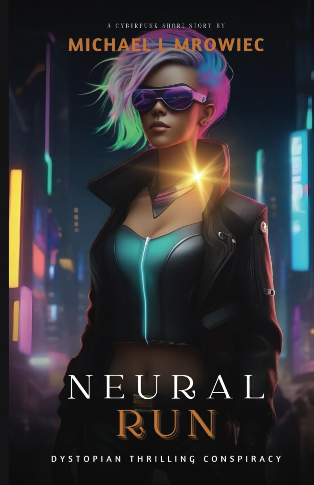 Neural Run: A Dystopian Short Story Cyberpunk Novel with Thrills and Conspiracy