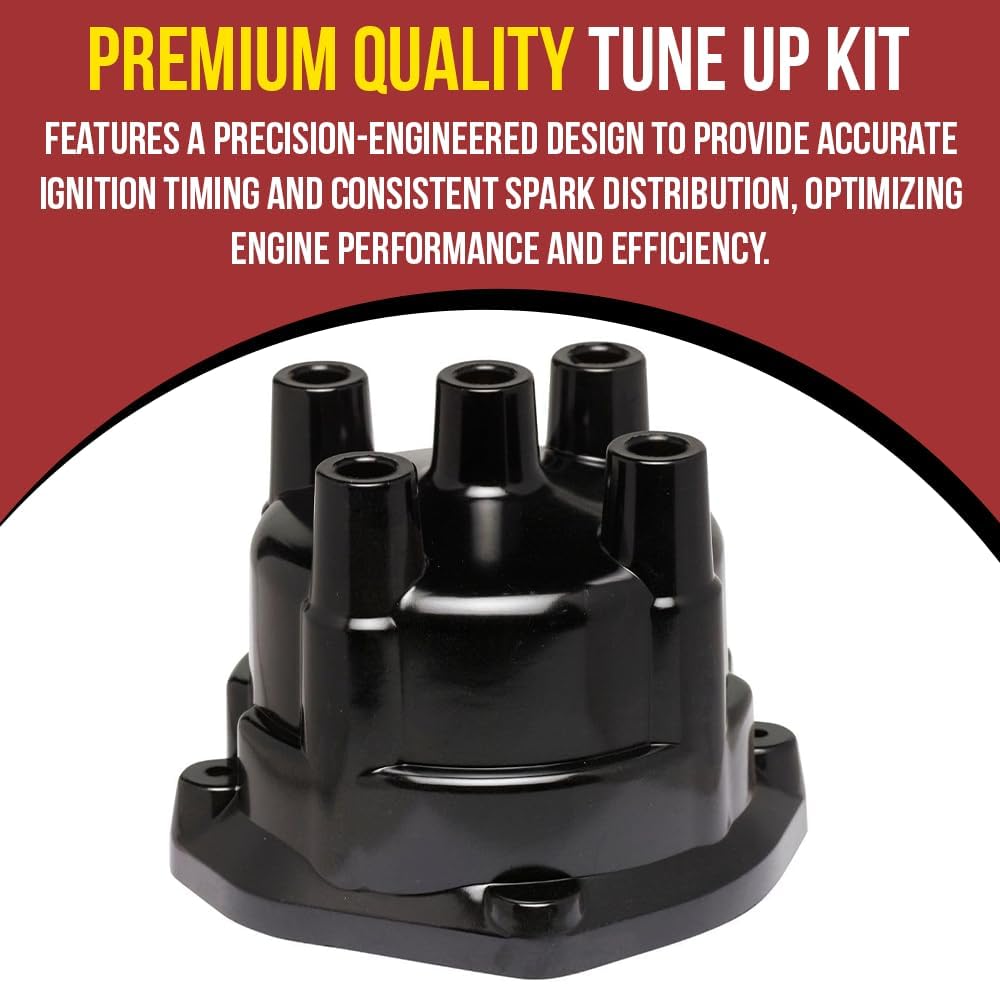 Ignition Distributor Cap, Rotor, Points, Condenser tune up Kit for Mercruiser 3.0 2.5 3.7 2.5L 3.0L 3.7L 393-9459Q1