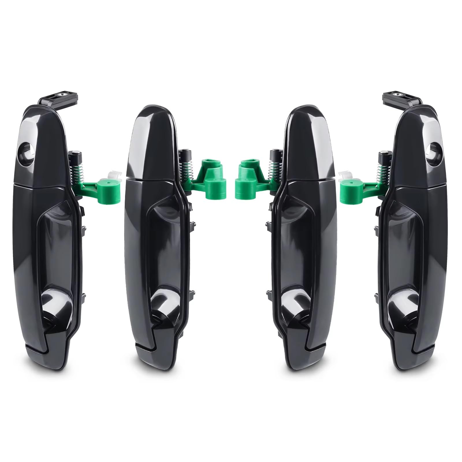 BYSKJZ Car Exterior Door Handle for Kia for Sorento 2003-2009 Replaces 82650-3E000 81158 81155 Front Rear Left & Right Outside Door Handles Exterior(4pcs)
