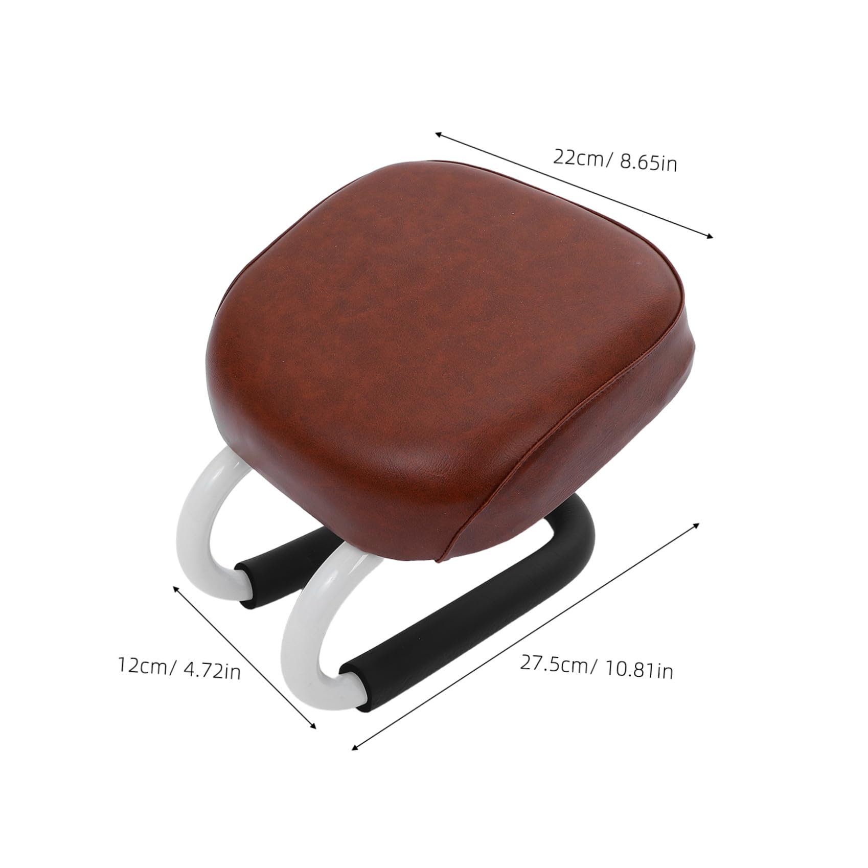 Hemobllo Panca da Meditazione Seiza in Metallo Coffee per Preghiera