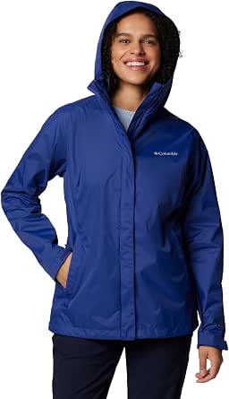 Columbia Arcadia II – Veste De Pluie Imperméable Pour Fille – Coupe-Vent, Respirante Et Réfléchissante