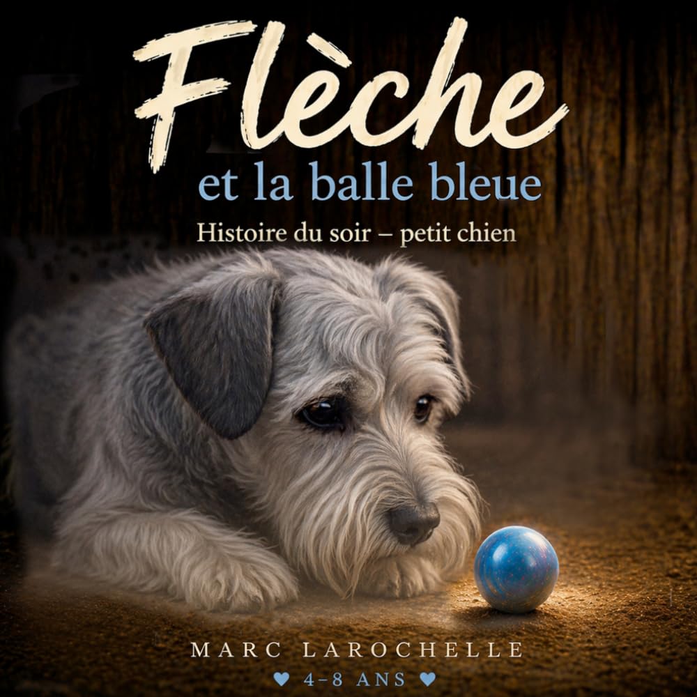 Flèche et la balle bleue: Un petit chien trop sage (Les aventures de Flèche)