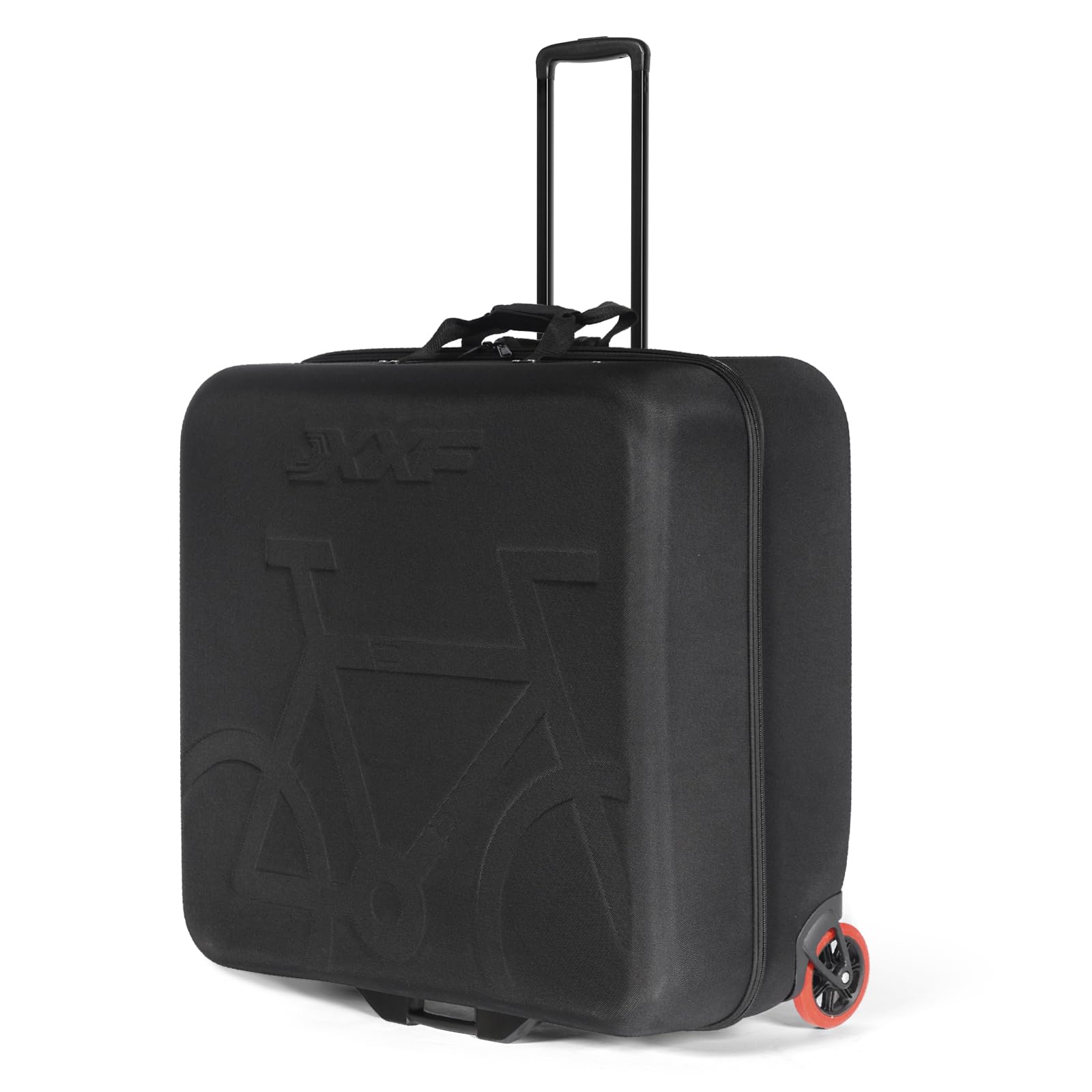 Estuche para Bicicleta Plegable de EVA Caja Dura Ligera para Transporte de Bicicletas con Ruedas Viajar sin Esfuerzo, Viajeros, 24 * 11 * 24,4 Pulgadas