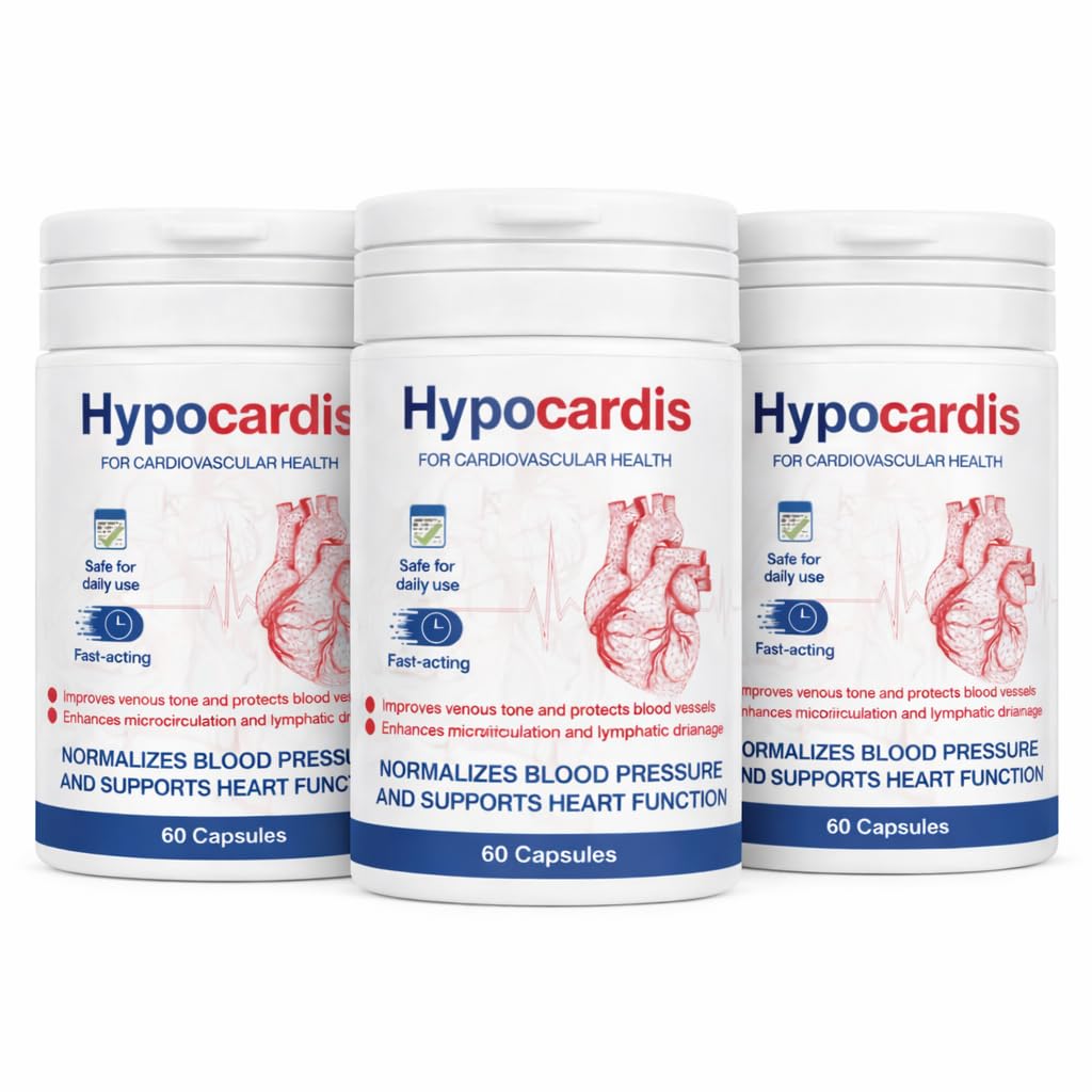 Hypocardis – Integratore alimentare in capsule per adulti con estratti vegetali, magnesio, vitamina B6, acido folico e coenzima Q10 – 60 capsule (3)