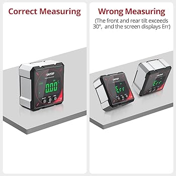 naonao 　no4 XUNTOP 4 * 90°Digital Angle Finder 4-Side Strong Magnetic