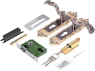 Ruiqas European style Aluminum Alloy Vintage Door Lock Interior Anti- Room Door Lock1 Anti- Door Lock Door Lock Anti- Door Lock Anti- Door Lock Vintage Door Lock Anti- Door Lock Vintage Door Lock An