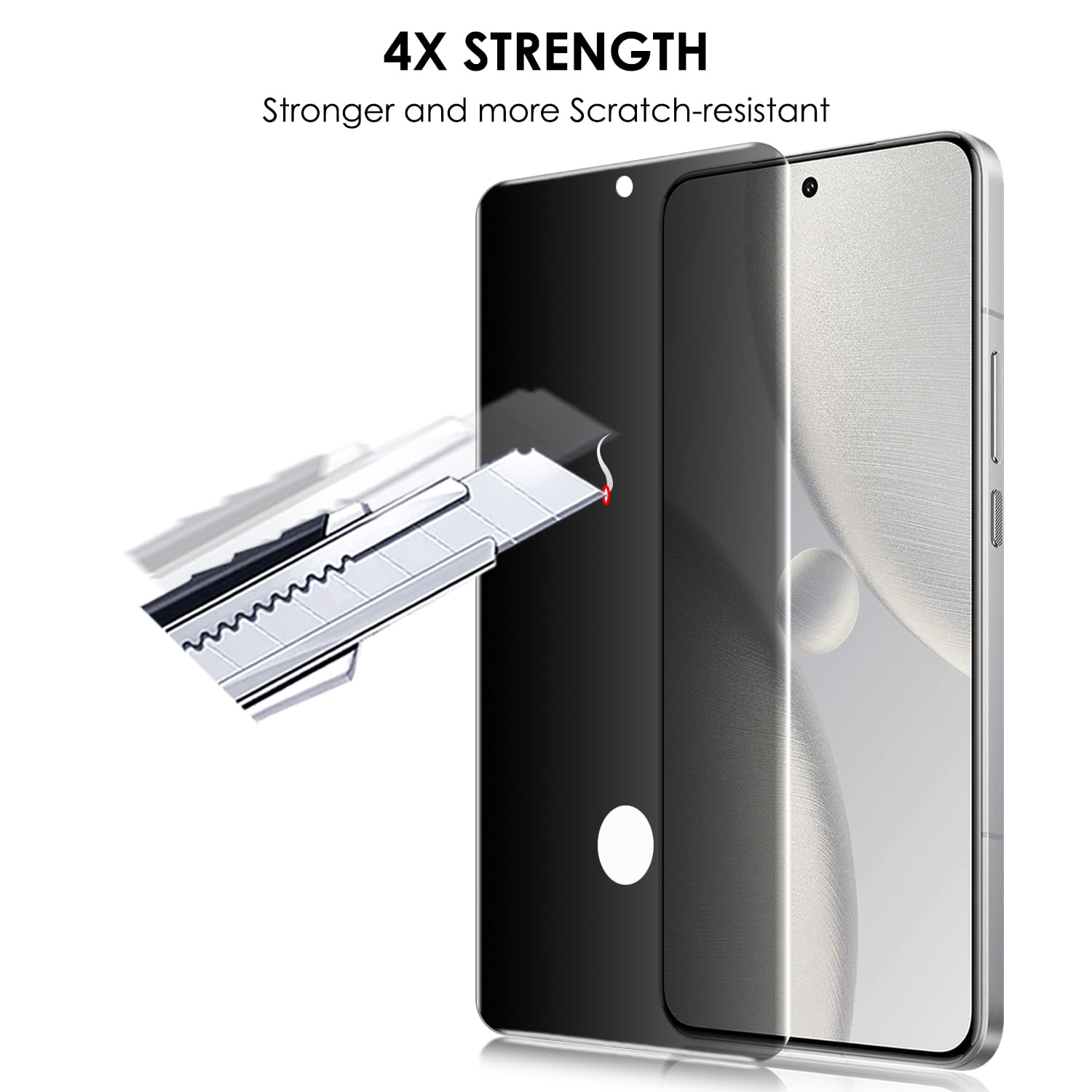 Protector de pantalla de privacidad para Xiaomi 15 Ultra, vidrio templado, juego de 3 unidades, antiespía, resistente a los arañazos, compatible con identificación de huellas dactilares, tacto
