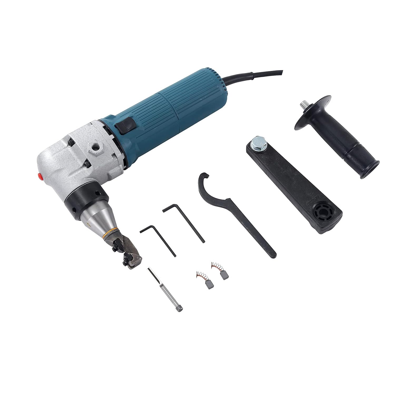 KATSU Grignoteuse Électrique 625W Cisaille pour Acier Inoxydable Aluminium Cuivre Tôle Métal 3mm