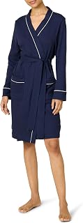 Amazon Essentials Women's Lightweight Cotton Waffle Mid-Length Bathrobe (Available in Plus Size)