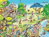 Comic Capers - Golf Safari - 300 Pieces Multi-colored, 5'