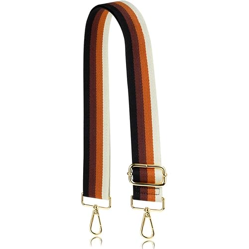 ALLZEDREAM Purse Strap Replacement Crossbody Handbag Stripe Wide Adjustable