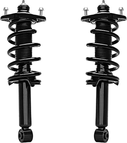 Miniatura 73 de Detroit Axle - 2 puntales delanteros para Chevrolet Aveo Aveo5 Pontiac G3 Wave, 2 puntales con suspensión de reemplazo de montaje de resorte
