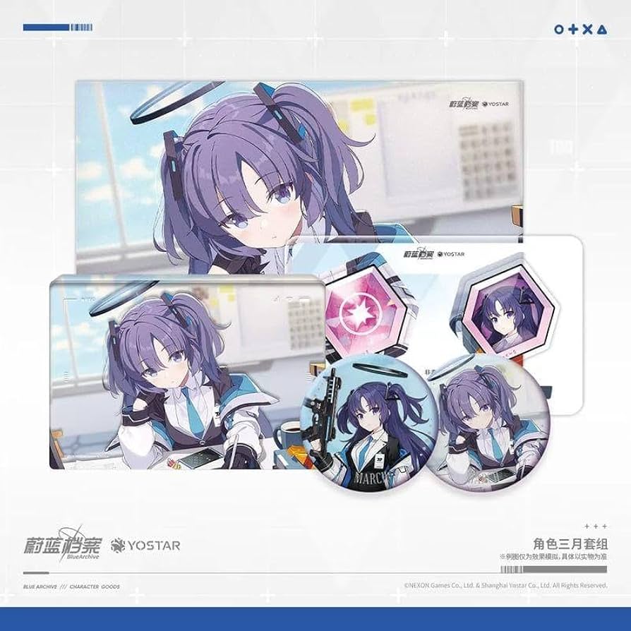 【韓国限定】ブルーアーカイブ メモリアル カフェ ユウカセット 韓国限定】 ブルーアーカイブ ブルアカ メモリアル カフェ