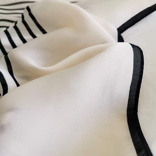 Miniatura 84 de FONYVE - Pañuelo de satén sedoso de tamaño mediano para mujer, cuadrado, 27.5 x 27.5 pulgadas