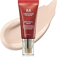Vista 13 de MISSHA M Perfect Cover BB Cream No.23 Beige Natural -Ligero/Medio con subtono Fresco/Neutral SPF 42 PA +++ 1.69 Fl Oz - Hidratante