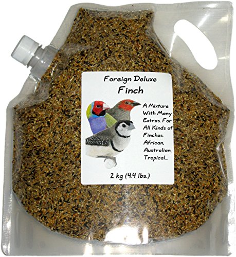 Penn Seed Foreign Deluxe Finch, 2 kg (4.4 lbs) Pour Spout Bag