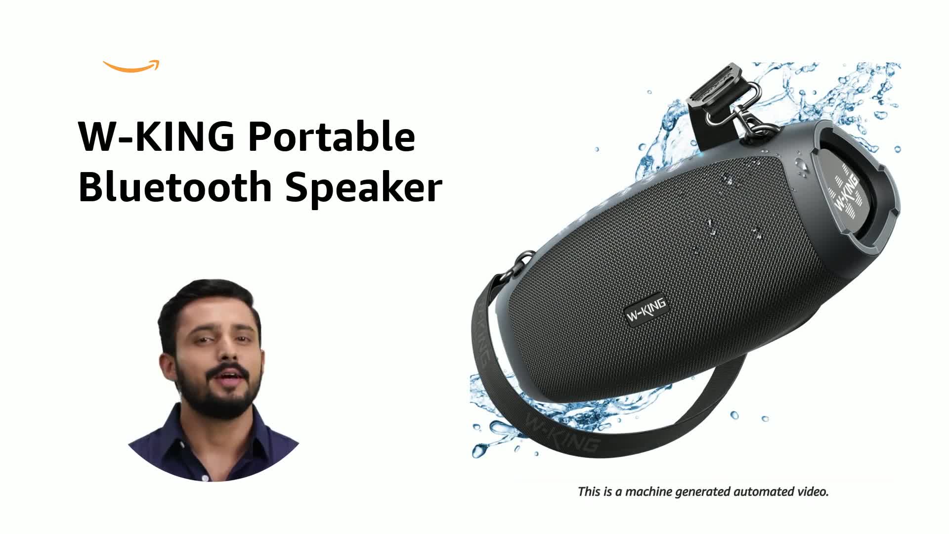 W-KING Portable Speakers Bluetooth Wireless, 120W MAX IPX6