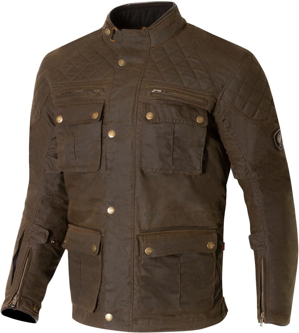 Merlin Edale II Giacca tessile moto, marrone, L
