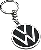 Volkswagen 000087010BQ Key Fob with VW Logo Black Diameter 37 mm