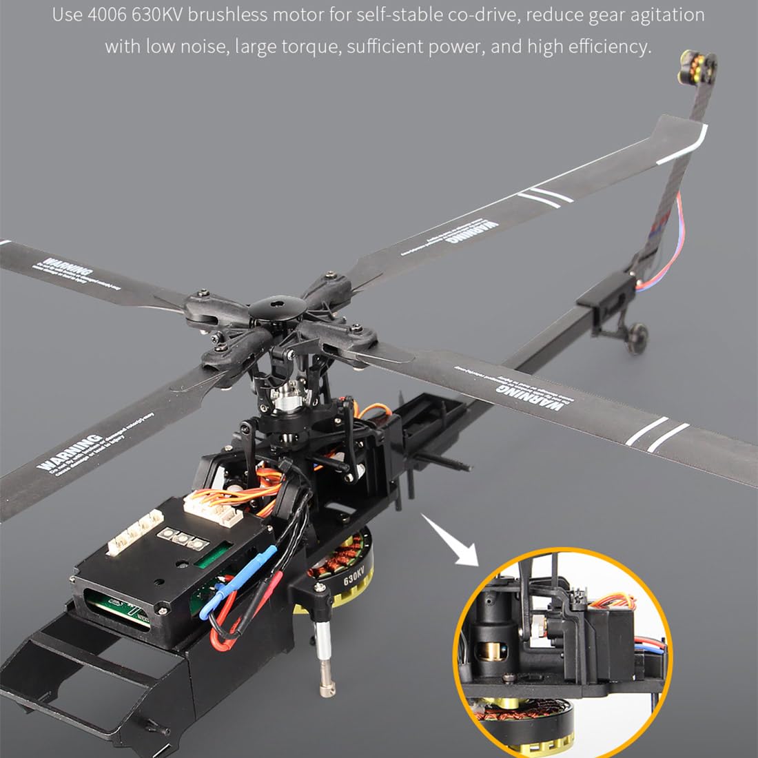 YU XIANG F09-V zdalnie sterowany helikopter 1/47 skala 2,4G 6CH RC podwójny bezszczotkowy napęd bezpośredni Flybarless 6G/3D helikopter kaskaderski (wersja RTF)